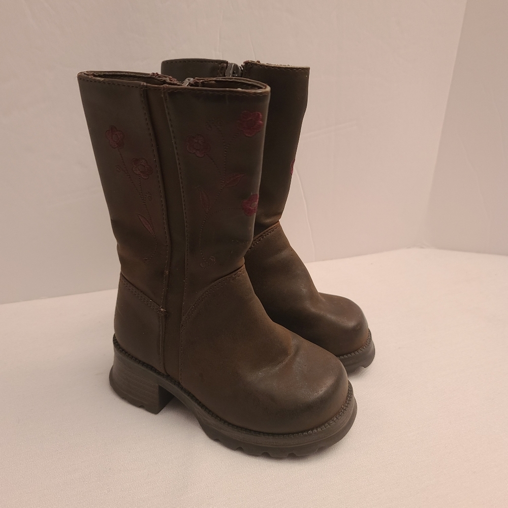 Melrose knee high toddler brown baby boots